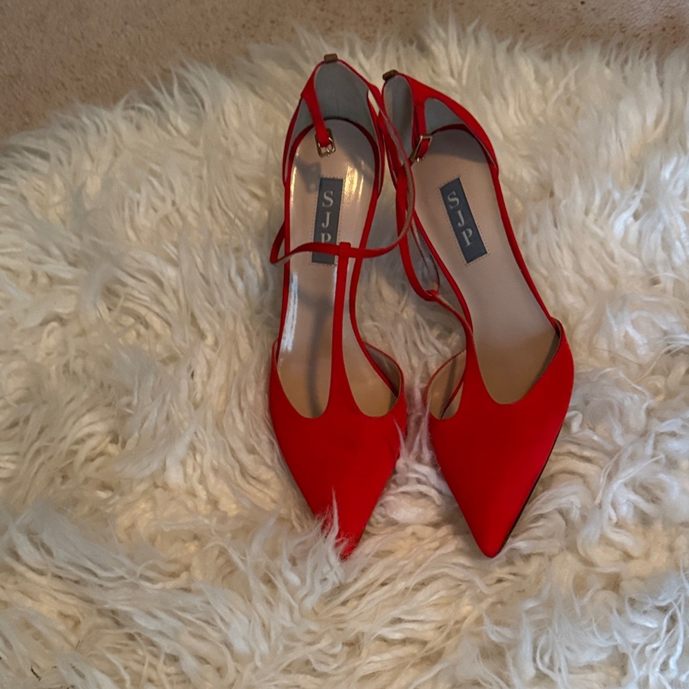 SJP by Sarah Jessica Parker Vibrant Red Heels